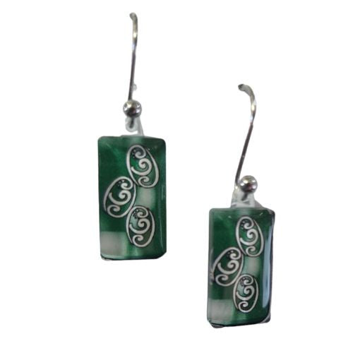 Balance Earrings - Green