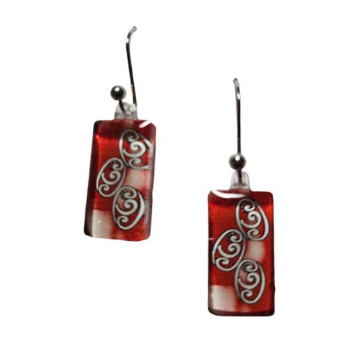 Balance Earrings - Red