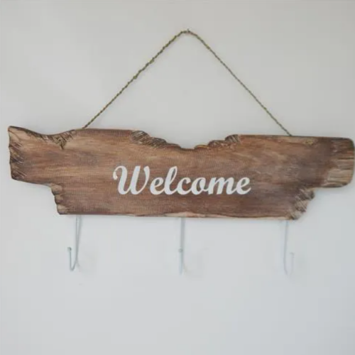 Drift Wood Welcome Hook Set