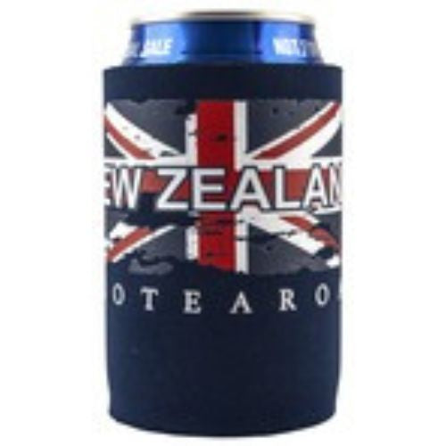 NZ Flag Can Cooler - Navy