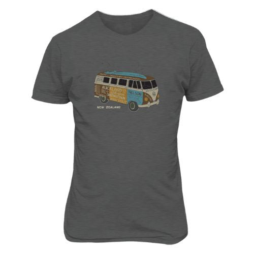 Adult Combi Van NZ Tee - Grey