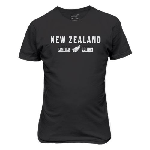 Adults NZ Limited Edition Puff Print Tee - Black