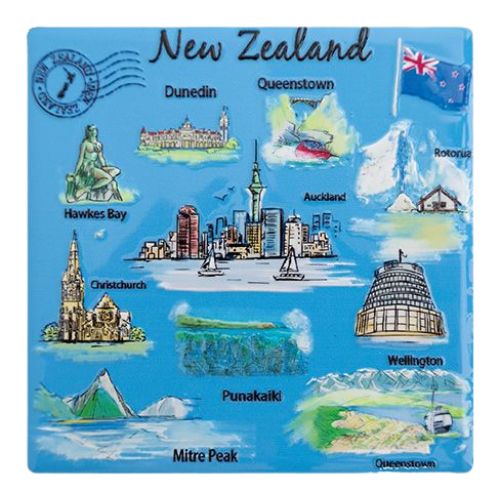 Artist Cities Ceramic Coaster Set 4pk