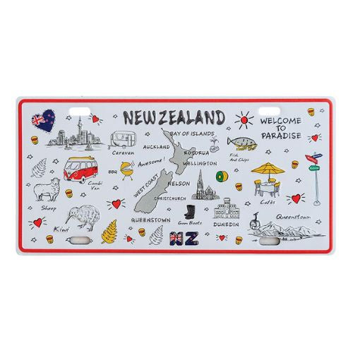 Welcome To Paradise License Plate Magnet