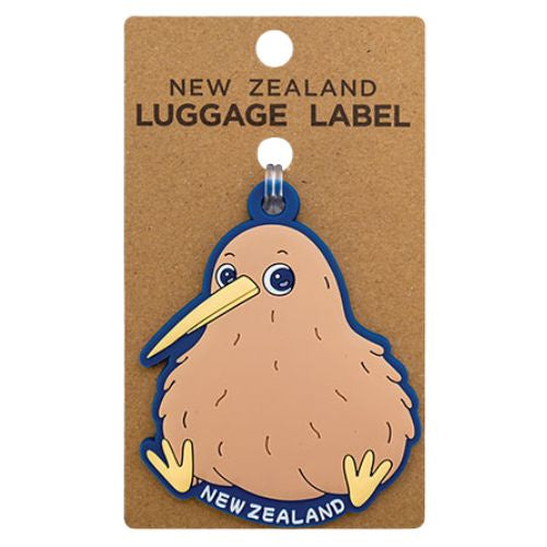 NZ Kiwi Luggage Rubber Tag