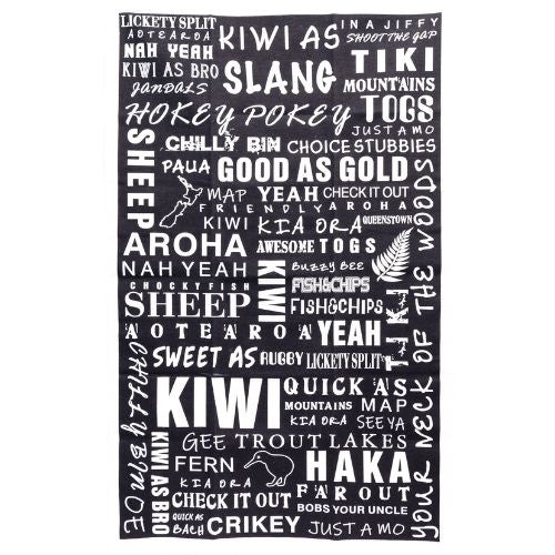 Kiwi As Sayings Tea Towel