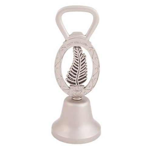 NZ Fern Dinner Bell & Bottle Opener - Silver