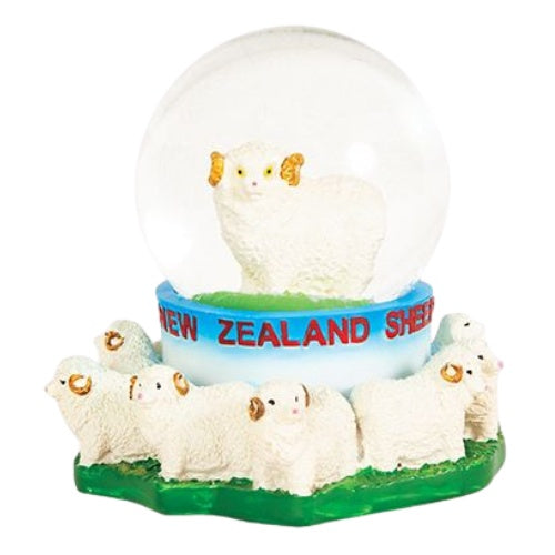 Sheep Flock Snow Globe