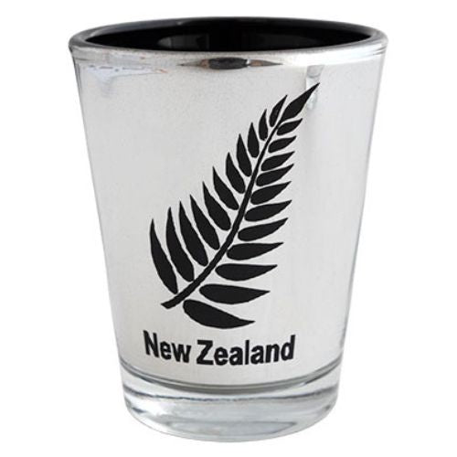 NZ Fern Shot Glass - Black