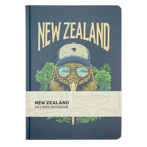 Cool Kiwi Hardcover A5 Notebook