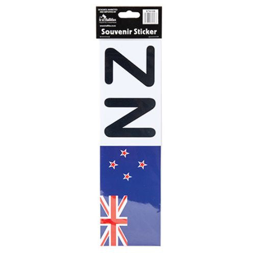 NZ Flag Sticker - Long