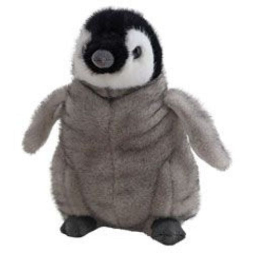 Emperor Penguin Chick Plush Soft Toy with Sound - 18cm