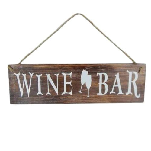 Wine Bar Wooden Sign