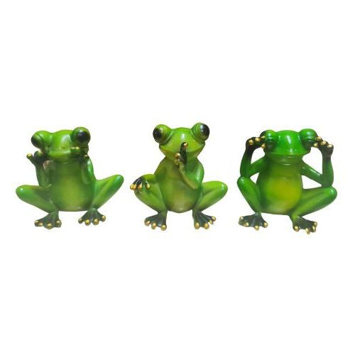 Marble Green Wise Frogs
