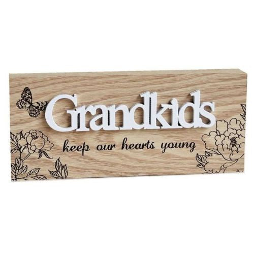 Butterfly Block Sign - Grandkids