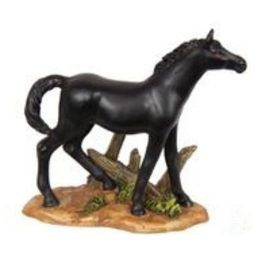 Horse on Base - Black