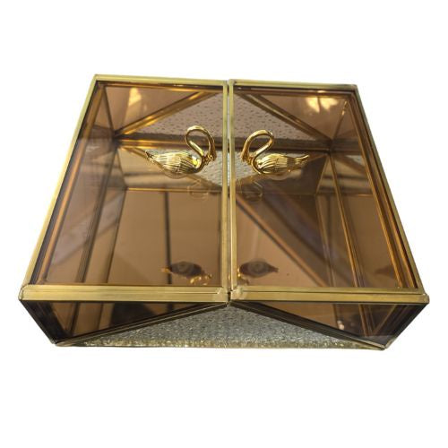 Swan Vintage Jewellery Box