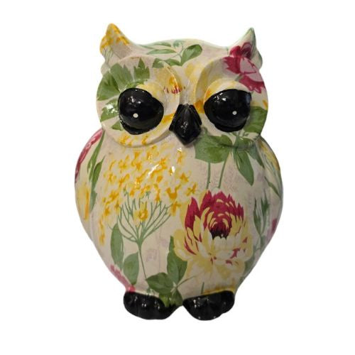 Owl with Flowers