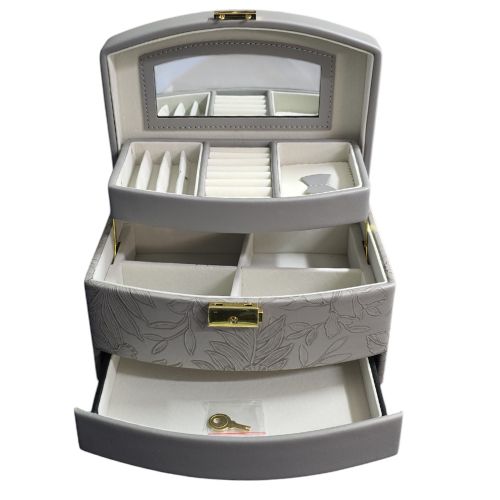 Grey Jewellery Box - Large