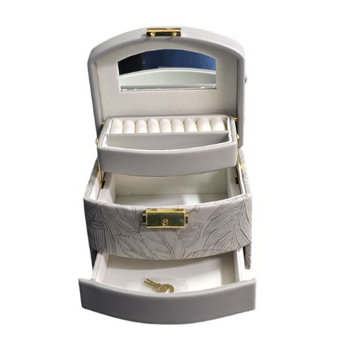 Grey Jewellery Box - Medium