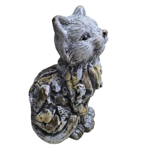 Stone Effect Cat Statue