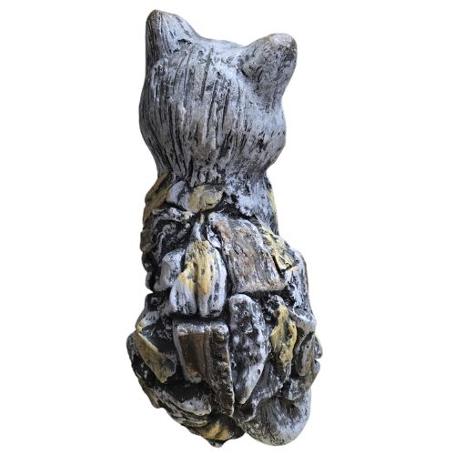 Stone Effect Cat Statue