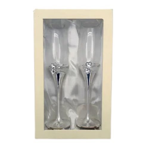 Rings Champagne Flutes