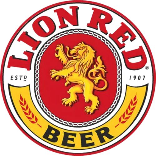 Lion Red Glass Coasters