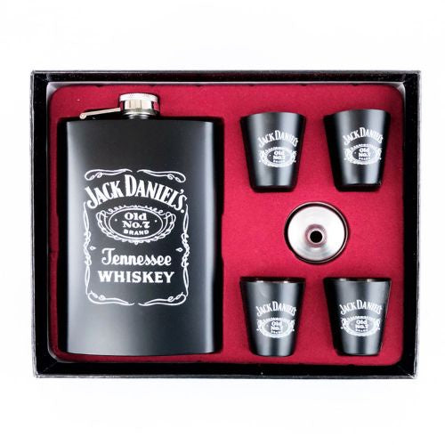Jack Daniels Hip Flask Set