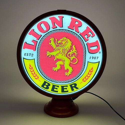 Lion Red Lamp