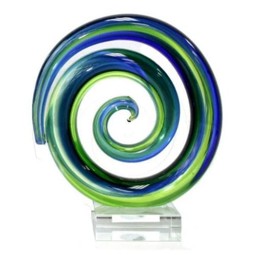 Glass Koru Spiral - Small