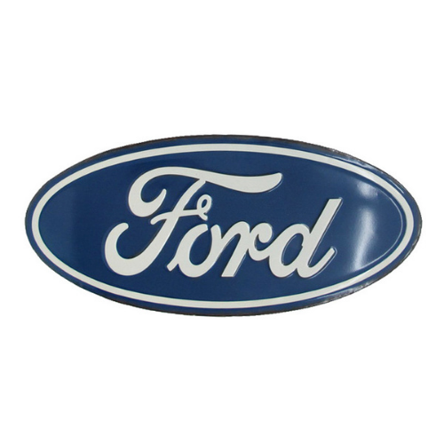 Ford Logo Oval Metal Sign