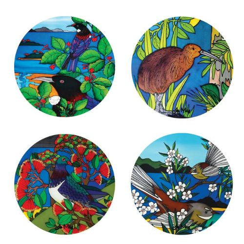 Jo May Ceramic Coasters - Birds