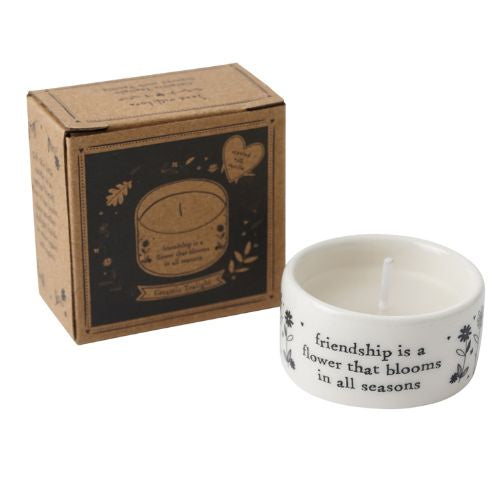 Friendship Tealight Candle