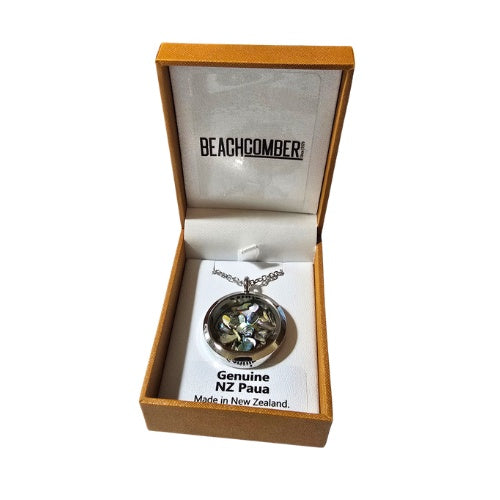 Silver Paua Locket