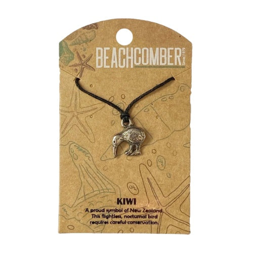 Kiwi Pewter Pendant - Small