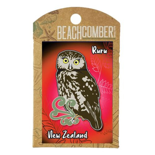 NZ Morepork (Ruru) Magnet