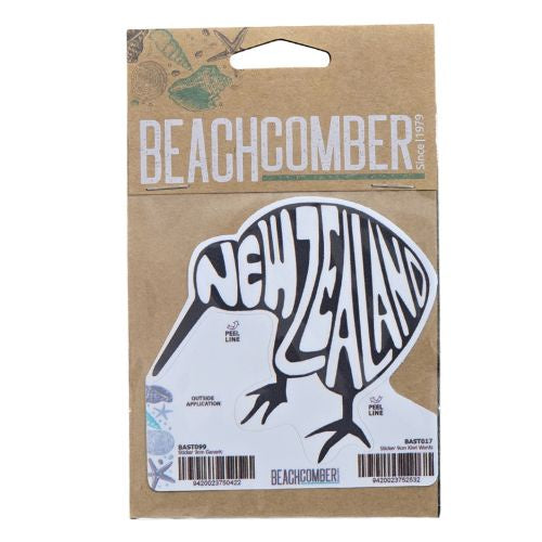 NZ Kiwi Words Sticker