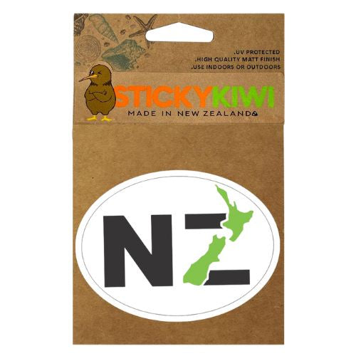 NZ Letter Map Sticker