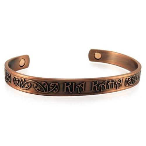 Kia Kaha with Kowhaiwhai Bracelet
