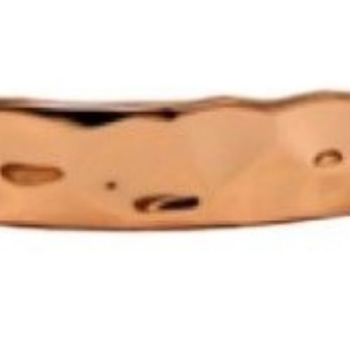 Dent Pattern Bracelet - Rose Gold
