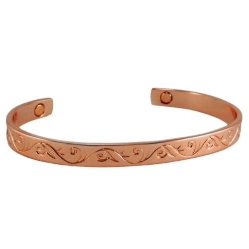 Koru Pattern Bracelet - Rose Gold Plated