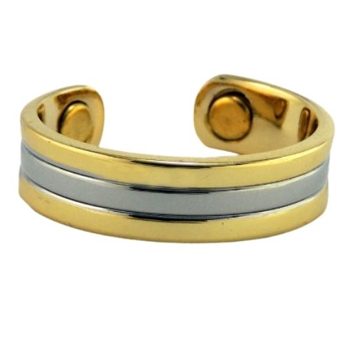 Two Tone Ring - Gold & Silver Plated
