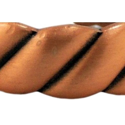 Twist Pattern Ring  - Copper