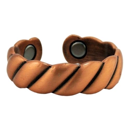 Twist Pattern Ring  - Copper