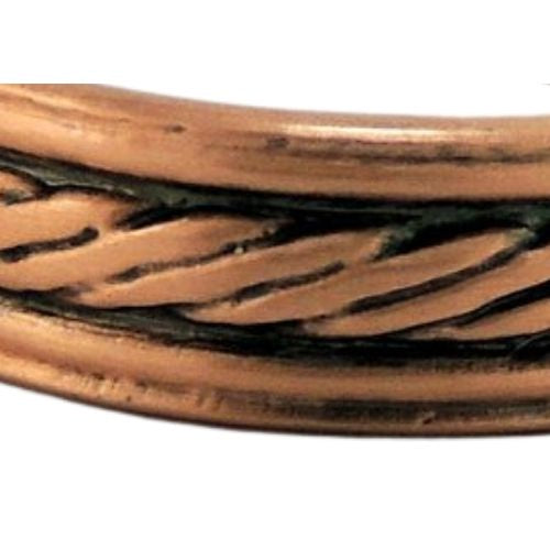 Stripe Pattern Ring - Copper