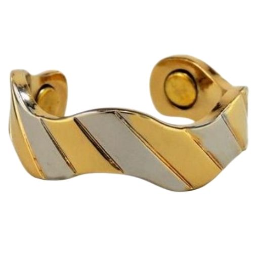 Twist Pattern Ring - Two Tone