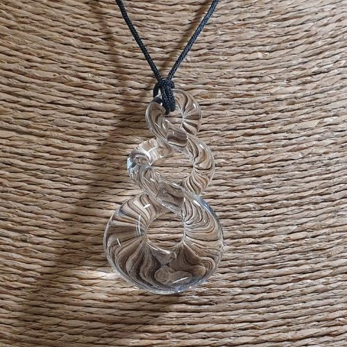 Glass Twist Pendant