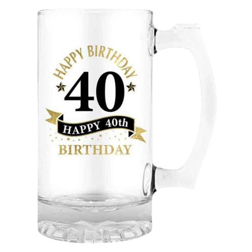 Beer Stein - 40th.