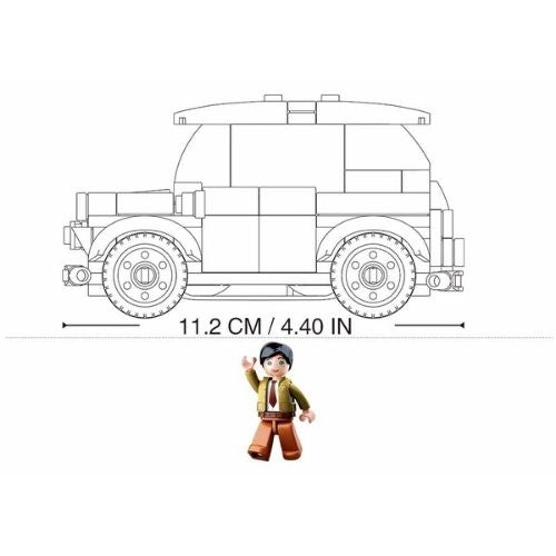 Sluban Model Bricks Red Mini Car